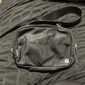 lululemon athletica Black Belt Bag Minimalist Design